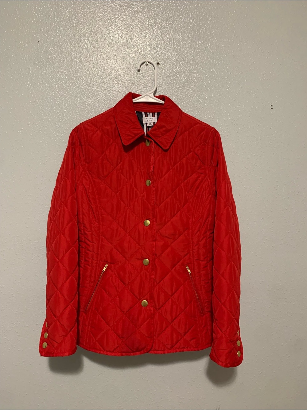 Crown & Ivy Women’s Quilted Jacket Size XS
